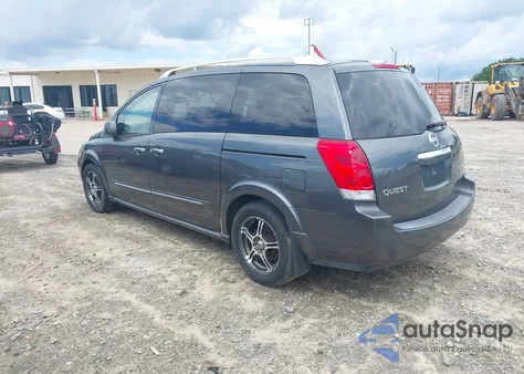 2007 Nissan Quest 3.5 Se from USA, damaged, VIN 5N1BV28U67N124506